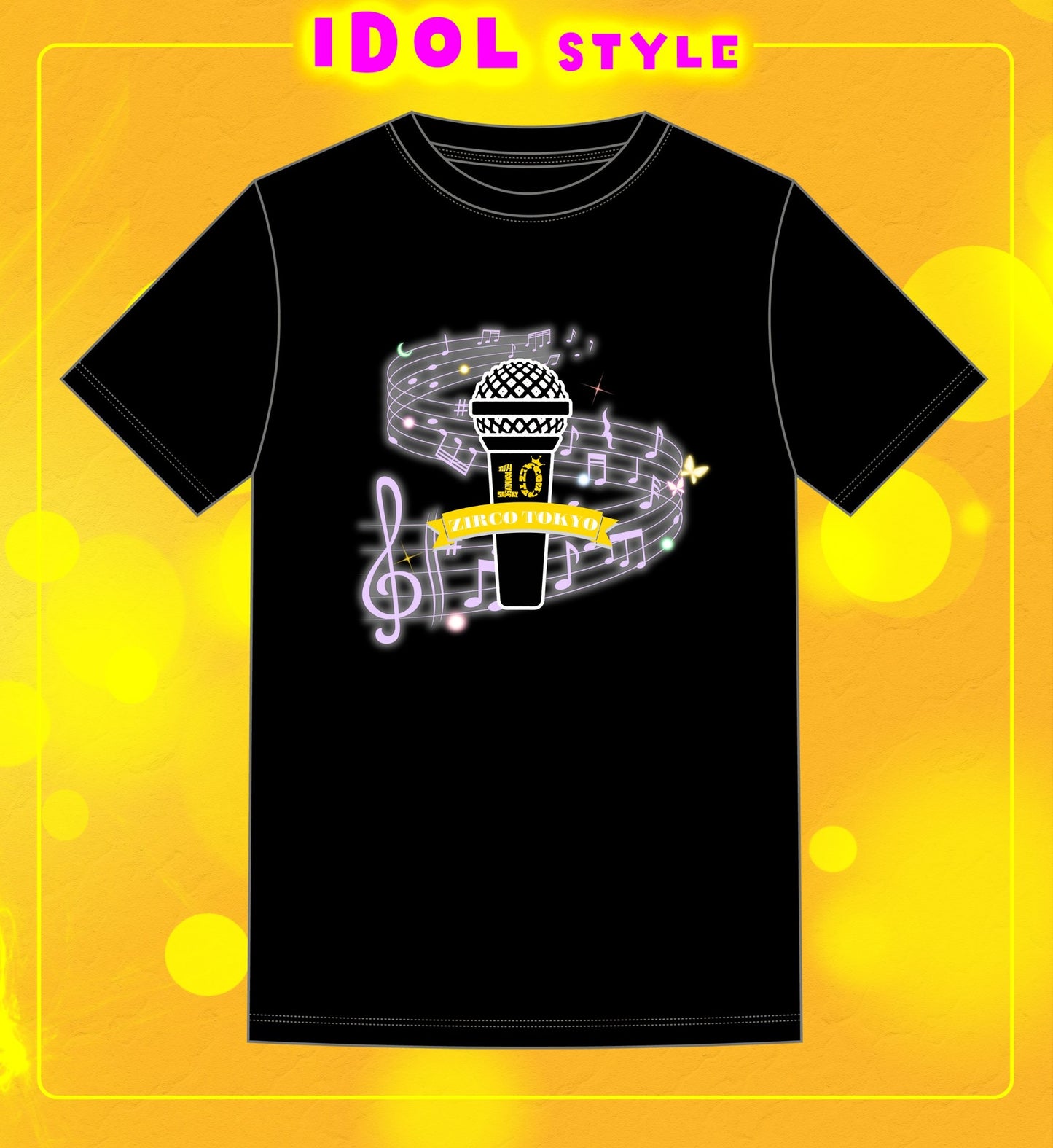 Zirco 10周年記念Tシャツ[IDOL Style]