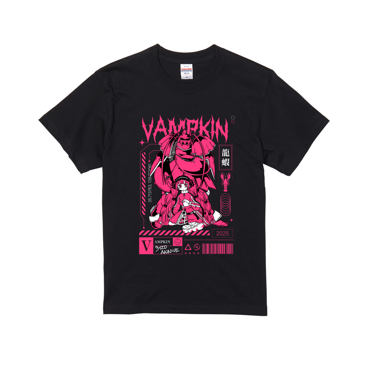 VAMPKIN 3rd Anniversary【2025】Tシャツ（ブラック）